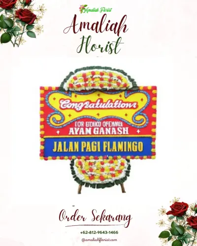 Bunga Papan Congratulation di Klitren